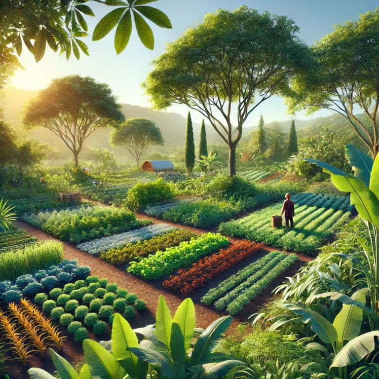 DALL·E 2024-10-09 11.00.43 - A lush agricultural landscape showcasing regenerative farming principles